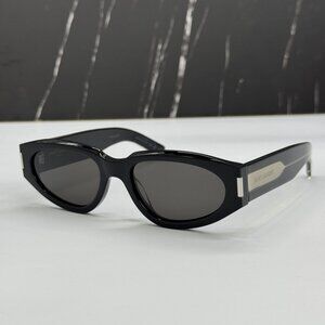 NEW SAINT LAURENT SL618 001 WOMEN BLACK SUNGLASSES SL 618 001